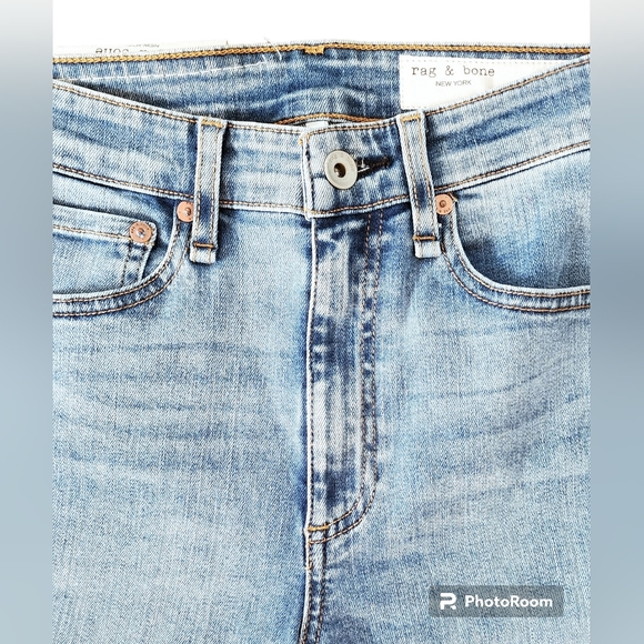 rag & bone NWT Nina High Rise Release Raw Skinny Jeans Montrose 24 Womens - Picture 11 of 16